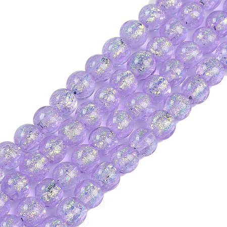 Handmade Foil Lampwork Beads Strands FOIL-K003-06A-01-1