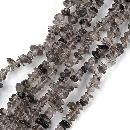 Natural Ice Obsidian Beads Strands G-G0003-B03-1