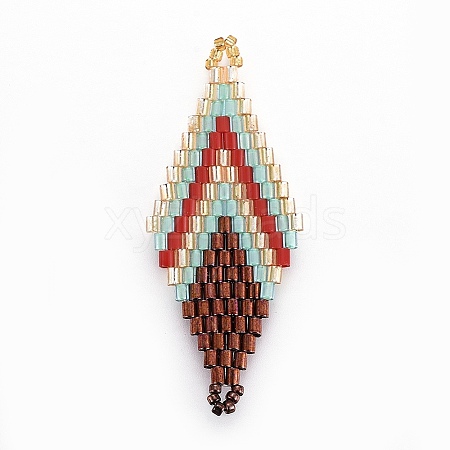MIYUKI & TOHO Handmade Japanese Seed Beads Links SEED-E004-B05-1