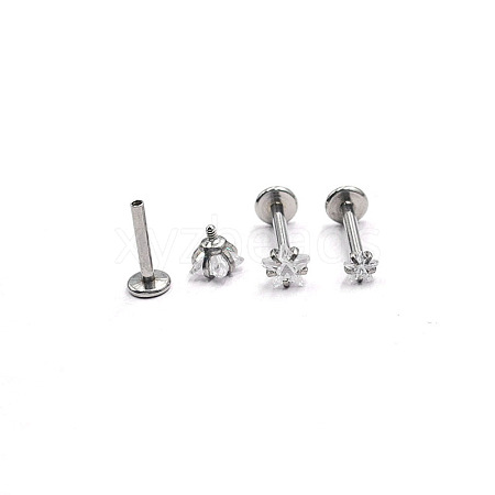 Titanium Steel Threadless Labrets WG64015-24-1