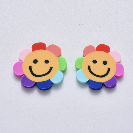 Handmade Polymer Clay Cabochons CLAY-R084-02-1