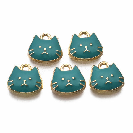 Alloy Enamel Charms X-ENAM-T011-95C-NR-1