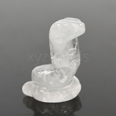 Natural Quartz Crystal Carved Snake Figurines PW-WGA1AFF-01-1