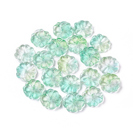 Transparent Glass Beads GLAA-H016-06F-14-1