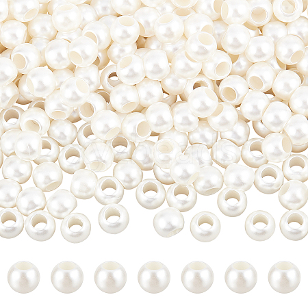  ABS Plastic Imitation Pearl Beads KY-NB0001-41-1