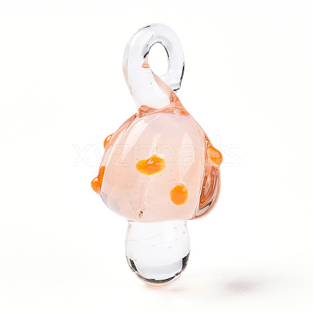 Handmade Lampwork Pendants LAMP-T021-23A-1