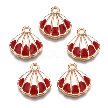 Alloy Enamel Pendants ENAM-Q446-001C-RS-1