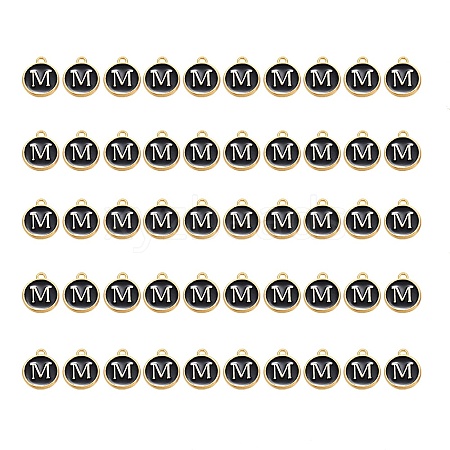 Golden Plated Alloy Charms ENAM-SZ0001-25B-M-1