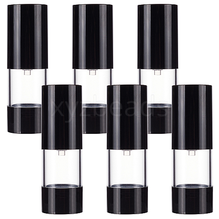 Empty Portable Plastic Airless Pump Bottles LS-MRMJ-WH0075-67A-1