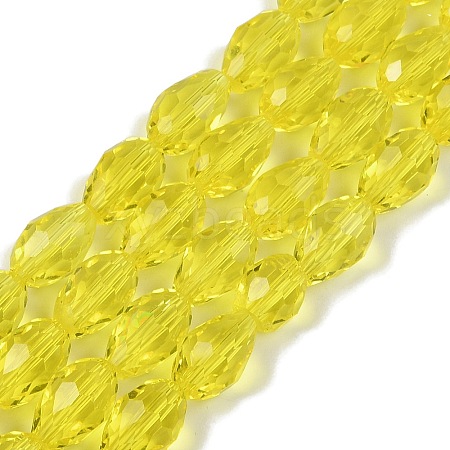 Transparent Glass Beads Strands LS-EGLA-N013-T6mm-D26-1