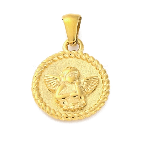 304 Stainless Steel Pendants LS-STAS-Z096-02G-01-1