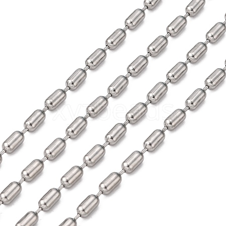 Tarnish Resistant 304 Stainless Steel Ball Chains CHS-K001-71-1