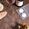 Acrylic Mirror Wine Glass Charms AJEW-SC0002-53C-03-3