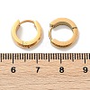 304 Stainless Steel Polishing Effect Hoop Earrings EJEW-M001-31G-5