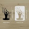 Plastic Reusable Drawing Painting Stencils Templates DIY-WH0202-341-2