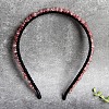 Natural Strawberry Quartz Hair Bands PW-WG1C09B-05-1