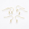 304 Stainless Steel Earring Hooks STAS-P221-04G-01-1