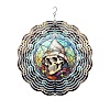 Wind Spinner Stained Iron Pendant Decorations PW-WG9969A-01-1