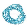 Electroplate Glass Beads Strands EGLA-P066-01A-AB14-2