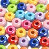 Opaque Acrylic European Beads FIND-CJC0003-66-4