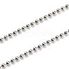 Non-Tarnish 304 Stainless Steel Ball Chain Necklaces NJEW-JN02912-04-2