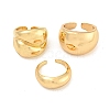 3Pcs Alloy Open Cuff Rings Kit for Women LS-RJEW-K260-04G-2