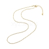 Brass Ball Chains Necklace for Women NJEW-P265-13G-2