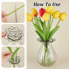 3Pcs 201 Stainless Steel Flower Arrangement Insert Lids DIY-UN0005-92B-4