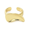 Rack Plating Brass Cuff Rings RJEW-D025-03G-2