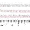 Transparent Painted Glass Beads Strands DGLA-A034-T1mm-A23-3