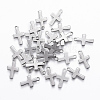 Tarnish Resistant 201 Stainless Steel Tiny Cross Charms STAS-L197-32P-1