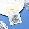 SHEGRACE Brass Round Beads XGRPCU671-292P-6