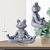 Resin Imitation Stone Frog Garden Decor JX173A-2