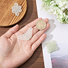 3Pcs 3 Styles Natural Xiuyan Jade Pendants DIY-CA0006-92-3