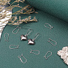 Beebeecraft 10Pcs 925 Sterling Silver Hoop Earrings STER-BBC0001-81-4