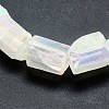 Electroplated Natural Quartz Crystal Beads Strands G-P368-02-3