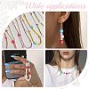  6 Strands 6 Colors Handmade Polymer Clay Bead Strands CLAY-NB0001-71-7