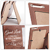 MDF Wood Photo Frames DIY-WH0231-051-4