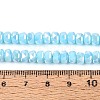 Electroplate Opaque Glass Beads Strands EGLA-N022-05B-A02-4