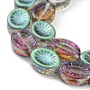 Electroplate Glass Beads Strands EGLA-G037-13A-HP02-3