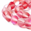 Synthetic Moonstone Beads Strands G-E573-01B-10-3