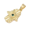 Brass With Cubic Zirconia KK-Q005-04G-2