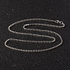 Non-Tarnish 201 Stainless Steel Box Chain Necklaces X-NJEW-O096-07-2