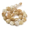 Natural Topaz Jade Beads Strands G-F769-J01-01-3