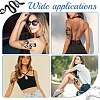 20Pcs 20 Styles Removable Temporary Water Proof Tattoos Paper Stickers DIY-CP0012-48C-4