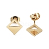 Vacuum Plating 304 Stainless Steel Stud Earrings for Women EJEW-A048-29G-2