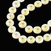 Natural Freshwater Shell Enamel Beads SHEL-N026-192-3