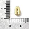 Brass Micro Pave Cubic Zirconia Multi-Strand Links KK-D295-32G-4