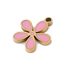 304 Stainless Steel Enamel Charms STAS-I325-102A-G-2