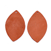 Autumn Theme Eco-Friendly Sheepskin Leather Pendants FIND-T045-18H-2